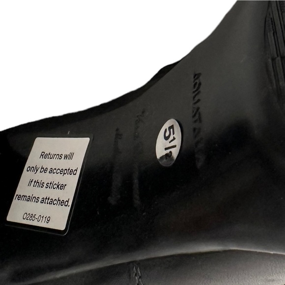 Aquatalia Black Leather Ankle Booties - Picture 6 of 10